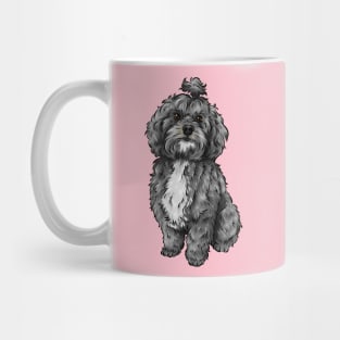 Cute Lhasapoo Dog | Lhasa Apso and Poodle Cross Mug